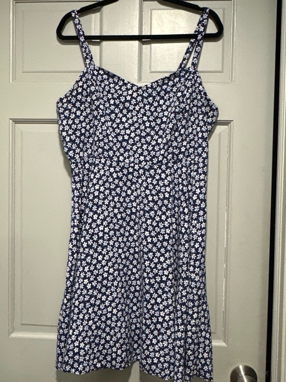 Blue Daisy Print' One-Piece Dress